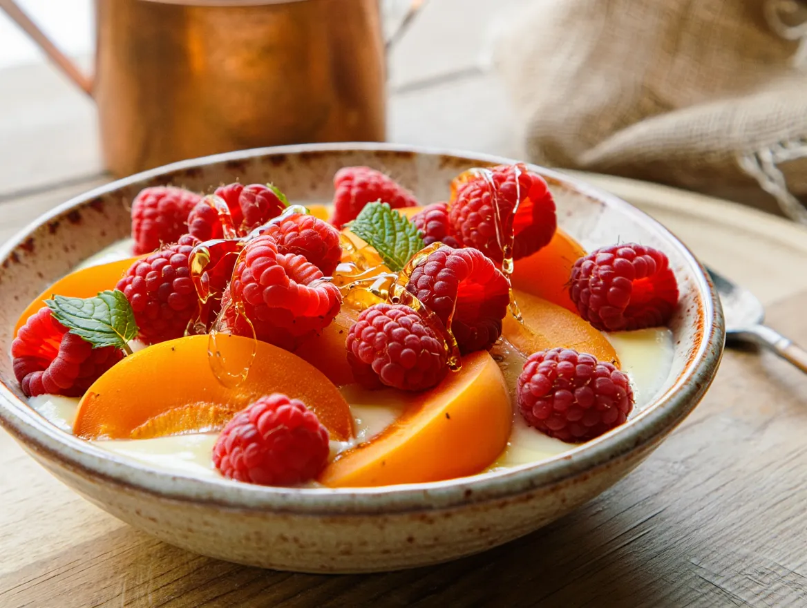 Hallon och Aprikos Fusion